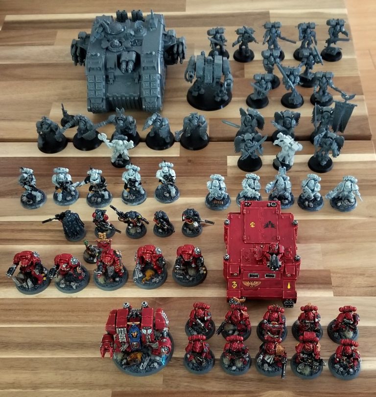 My Warhammer 40k Blood Angels army Yore