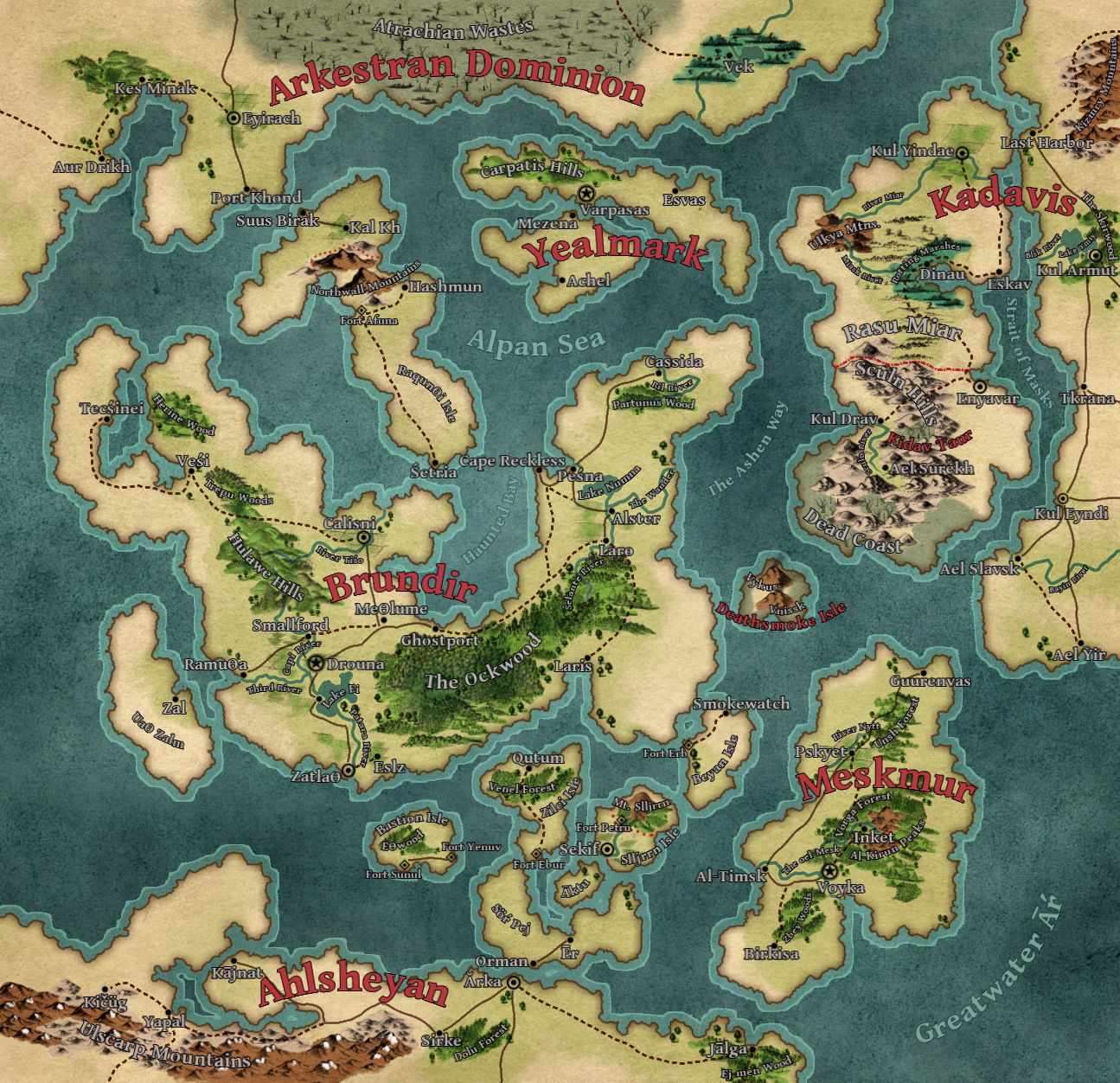 Remapping Isles with Wonderdraft – Yore